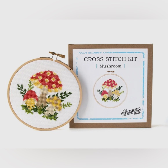 Mushroom Cross Stitch Kit 🍄 - Picture 2 of 5